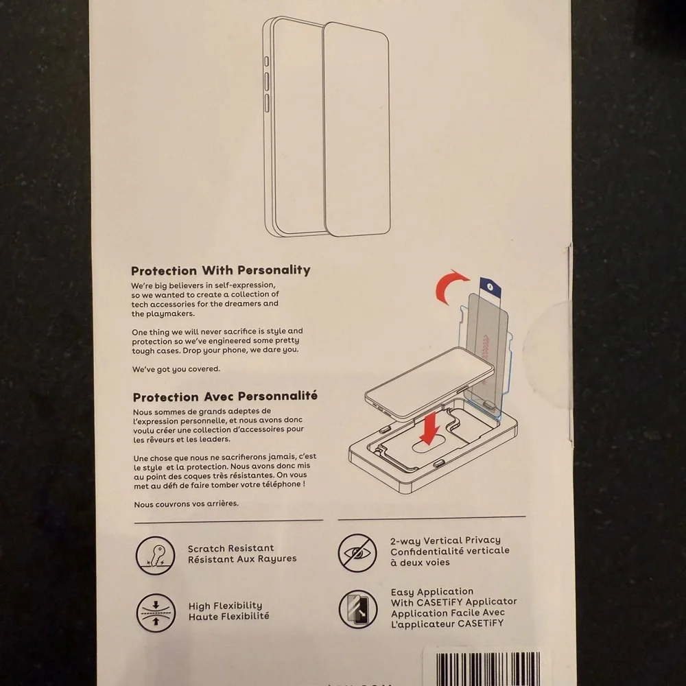 Casetify Impact Privacy Screen Protector for iPhone 16 Pro Max